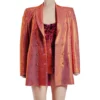 Taylor Swift Paris Eras Tour orange Blazer