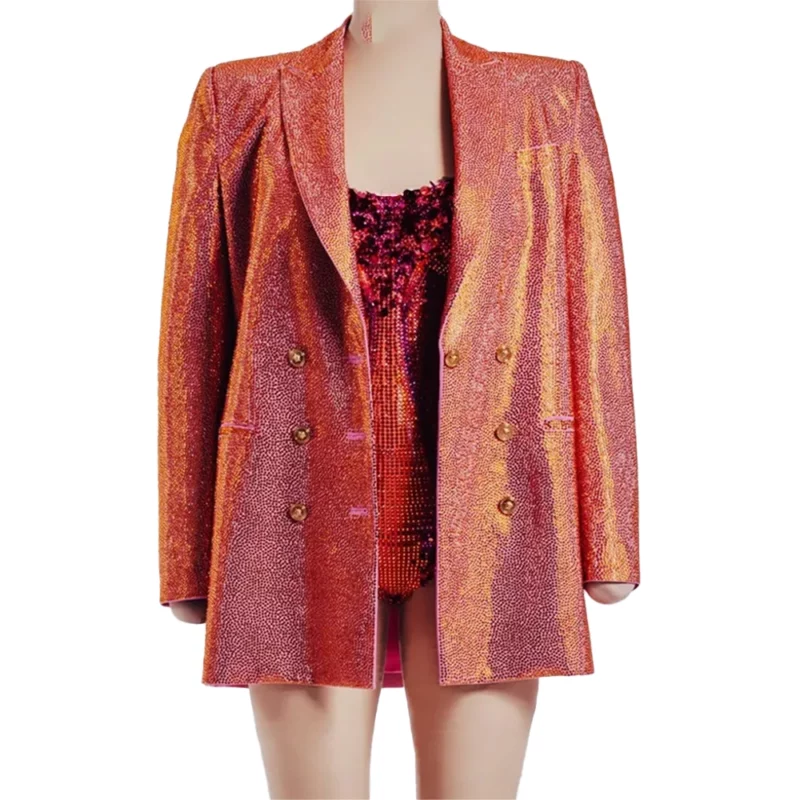 Taylor Swift Paris Eras Tour orange Blazer