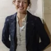 The Dead Donâ€™t Hurt Vicky Krieps Vivienne Le Coudy Floral Blazer
