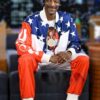 The Tonight Show 2024 Snoop Dogg America Flag Tracksuit