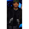 The Voice S25 Chance the Rapper Black Floral Embroidered Jacket