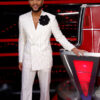 The Voice S25 John Legend Pinstripe Suit