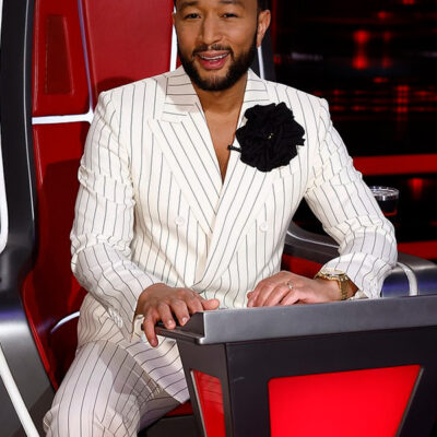 The Voice S25 Pinstripe Suit