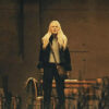 The Watchers 2024 Mina Dakota Fanning Black Leather Jacket