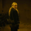 The Watchers 2024 Mina Dakota Fanning Black Suede Leather Jacket