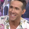Today Show Ryan Reynolds White Floral Shirt