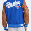 Toronto Blue Jays Blue and Brown Varsity Jacket