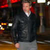 Wolfs 2024 Brad Pitt Black Jacket