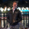 Wolfs 2024 Brad Pitt Black Leather Jacket