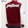 Philadelphia Phillies Bomber Varsity Jacket