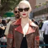 Anya Taylor Joy Formula 1 Monaco Cropped Leather Jacket