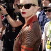 Anya Taylor Joy Formula 1 Monaco Leather Cropped Jacket