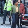 Beverly-Hills-Cop-Axel-F-2024-Taylour-Paige-Green-Jacket