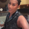 Bia Black Real Leather Vest