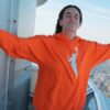 Caitlin-Clark-Empire-Building-Orange-Hoodie