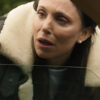 Danger in the Dorm Bethenny Frankel Shearling Leather Jackett