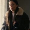 Danger in the Dorm Bethenny Frankel Shearling Leatther Jacket