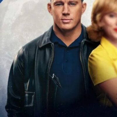 Fly Me to the Moon Leather Jacket