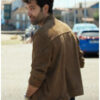 Gangs Of Galicia 2024 Daniel Tamar Novas Brown Suede Jackett