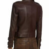 Hacks Season 3 DJ Vance Kaitlin Olson Leather Brown Jacket