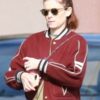 Kate Mara Red Varsity Bomber Jacket