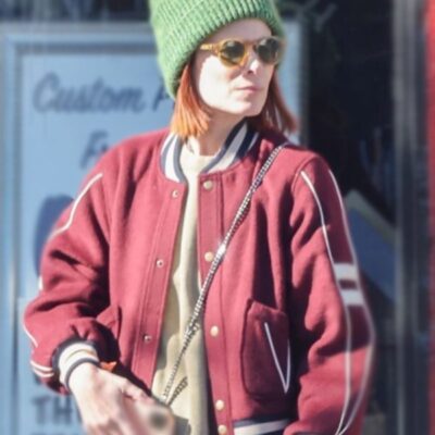 Kate Mara Varsity Jacket