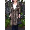 Leopard Print Jennifer Lawrence Cheetah Fur Coat
