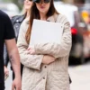 Materialists 2024 Dakota Johnson Beige Jacket