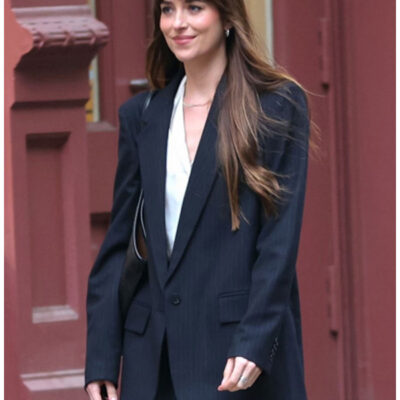 Materialists Dakota Johnson Black Blazer