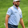 PGA Travelers Championship Cameron Young Blue Shirt