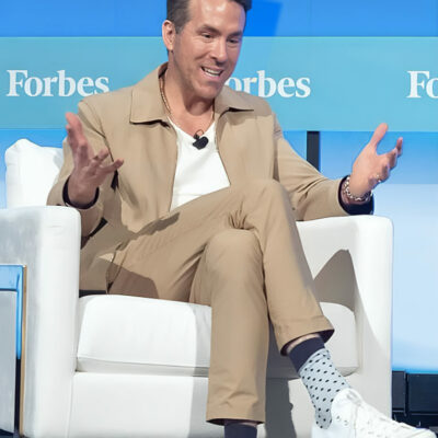 Ryan Reynolds Forbes Iconoclast Summit Jacket