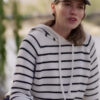Savoring-Paris-2024-Ella-Weber-Bethany-Joy-Lenz-Striped-Hoodie