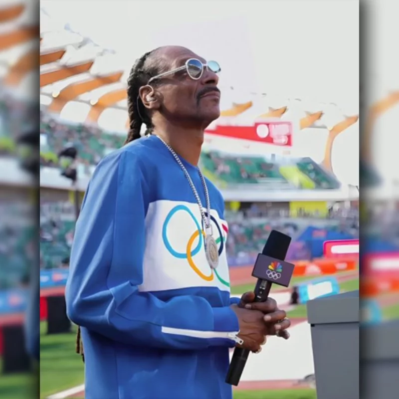 Snoop Dogg US Olympic Trials 2024 Blue Tracksuit