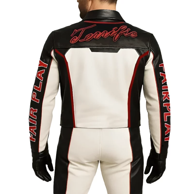 Superman 2025 Mister Terrific Edi Gathegi Leathr Jacket
