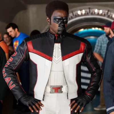 Superman Mister Terrific Edi Gathegi Leather Jacket