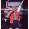 Taylor Swift 22 Letterman Concert Red Wool Jacket