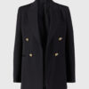 Taylor Swift Black Wool Oversized Blazer