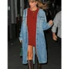 Taylor Swift Blue Long Denim Jacket