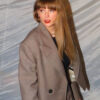 Taylor Swift Brown Crop Blazer