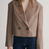 Taylor Swift Brown Cropped Blazer