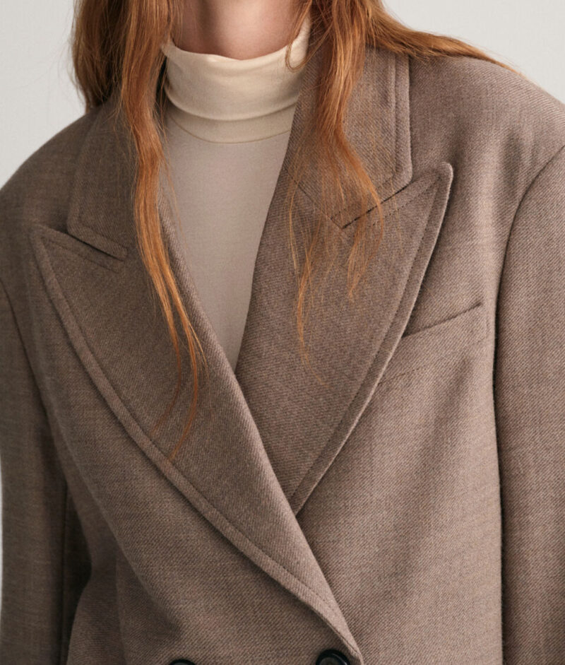Taylor Swift Cropped Brown Blazer
