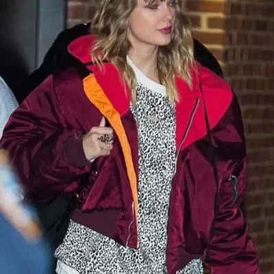 Taylor Swift Hooded Bomber Jacket