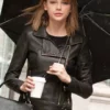 Taylor Swift Motorcycle Black Leather Jacket