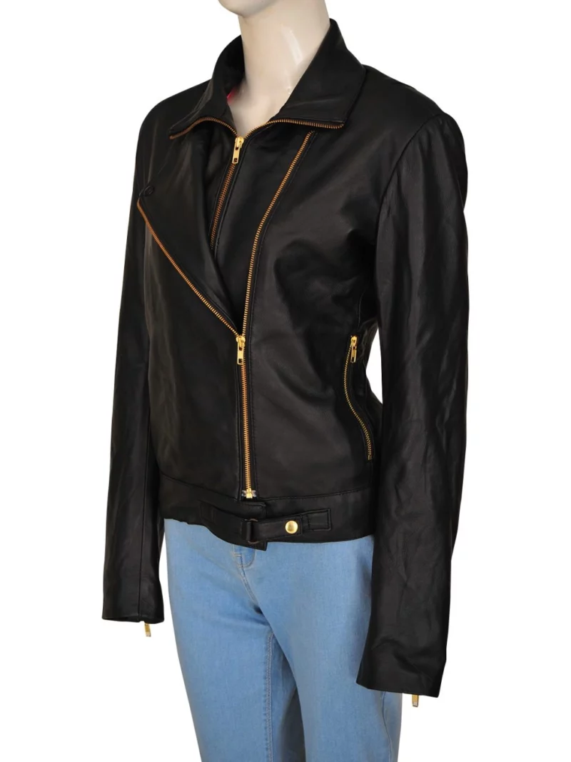 Taylor Swift Motorcycle Leather Black Jacket