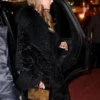 Taylor Swift Poor Things Premiere Fur Black Coat