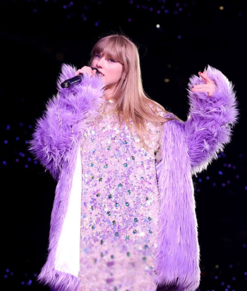 The Eras Tour Taylor Swift Purple Coat