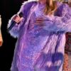 The Eras Tour Taylor Swift Purple Fluffy Fur Coat