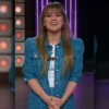 The Kelly Clarkson Show Blue Tweed Jackett