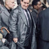 The Penguin 2024 Oswald Cobblepot Colin Farrell Black Leather Coat