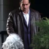 The Penguin 2024 Oswald Cobblepot Colin Farrell Brown Leather Trench Coatt